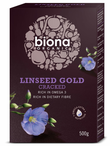 Cracked Golden Linseed [Flax Seed], Organic 500g (Biona)