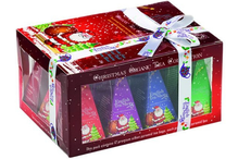 Red Santa Assorted Christmas Tea Collection, Organic 12 Bags (English Tea Shop)