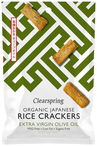 Rice Crackers with Olive Oil & Sea Salt, Organic 50g (Clearspring)