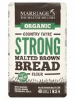 Strong Malted Brown Bread Flour, Organic 1kg (Marriages)