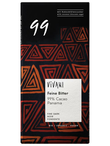 Vegan 99% Dark Chocolate Bar 80g, Organic (Vivani)