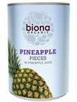 Organic Pineapple Pieces 400g (Biona)