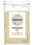Organic White Pudding Rice 500g (Biona)