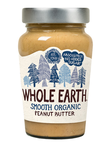 Organic Smooth Peanut Butter 340g (Whole Earth)