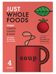 Tomato & Basil Soup, Organic 4x17g (Just Wholefoods)