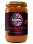 Organic Tomato & Basil Soup 680g (Biona)