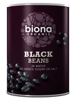 Black Turtle Beans in Water, Organic 400g (Biona)