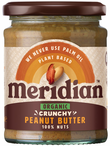 Crunchy Peanut Butter, Organic 280g (Meridian)