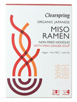 Miso Ramen with Miso Ginger Soup, Organic 2x105g (Clearspring)