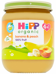 Banana & Peach Dessert, Stage 1 Organic 125g (Hipp)