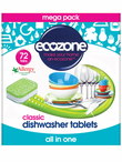 Classic Dishwasher Tablets - 72 Pack (Ecozone)
