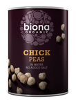 Chick Peas in Water, Organic 400g (Biona)