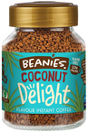 Coconut Flavoured Instant Coffee 50g, (Beanies Coffee)