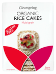 Multigrain Rice Cakes, Organic 130g (Clearspring)
