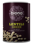 Green Lentils in Water, Organic 400g (Biona)