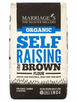Organic Light Brown Self Raising Flour 1kg (Marriages)