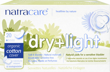Dry and Light Mild Incontinence Pads x20 (Natracare)