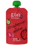 Stage 1 Strawberries & Apples, Organic 120g (Ella's Kitchen)