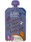 Stage 2 Blueberry & Pear Baby Brekkie, Organic 100g (Ella's Kitchen)