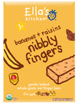 Stage 3 Bananas & Raisins Nibbly Fingers, Organic 5x25g (Ella's Kitchen)