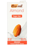 Organic Almond Drink, Sugar Free 1 Litre (EcoMil)