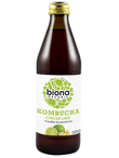 Kombucha Ginger & Lime 330ml, Organic (Biona)