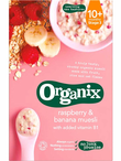Banana & Raspberry Muesli, Organic 200g (Organix)