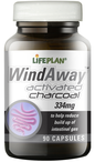 Windaway Activated Charcoal, 90 Capsules (Lifeplan)