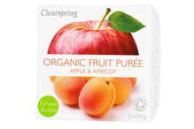 Clearspring Fruit Puree Apple & Apricot