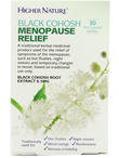 Black Cohosh Menopause Relief 30tabs (Higher Nature)