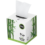 100% Bamboo Facial Tissue Cube, 56 Sheets (Cheeky Panda)