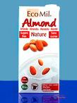 Organic Almond Drink, Sugar Free 1 Litre (EcoMil)