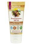 Unscented Sunscreen SPF 30, Organic  87ml (Badger)