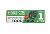Compostable Food Bag 1Ltr 40s (Maistic)