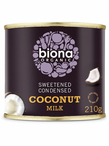 Sweetened Condensed Coconut Milk, Organic 210g (Biona)