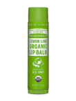 Lemon & Lime Lip Balm, Organic 4g (Dr. Bronner's)