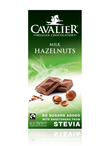 Milk Chocolate & Hazelnuts Bar with Stevia 85g (Cavalier)