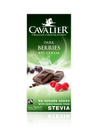 Dark Berries Chocolate Bar with Stevia 85g (Cavalier)
