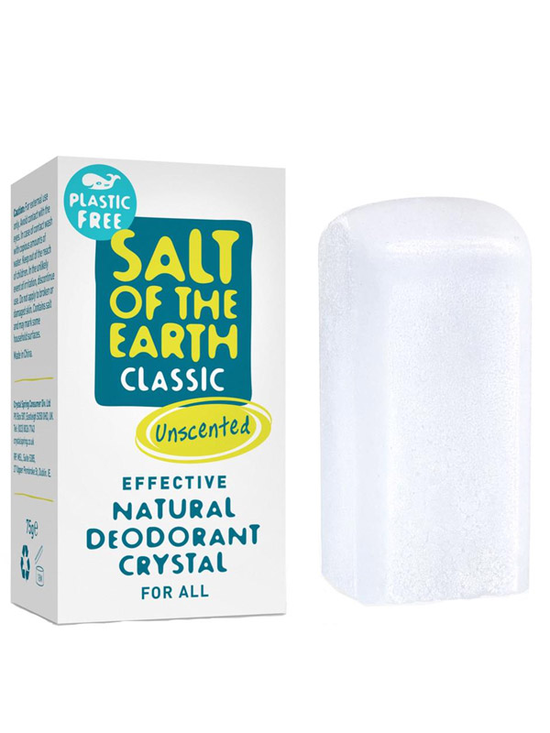 Plastic-Free Deodorant Crystal 75g (Salt of the Earth)