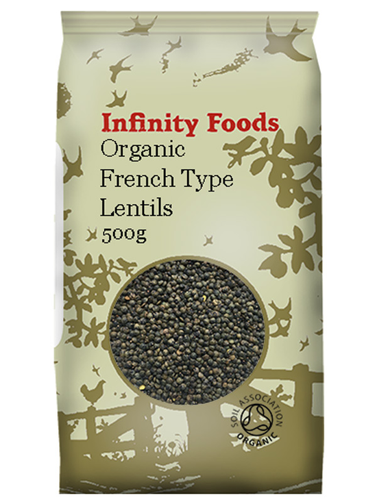 Lentils: French Type Lentils, Organic 500g (Infinity Foods)