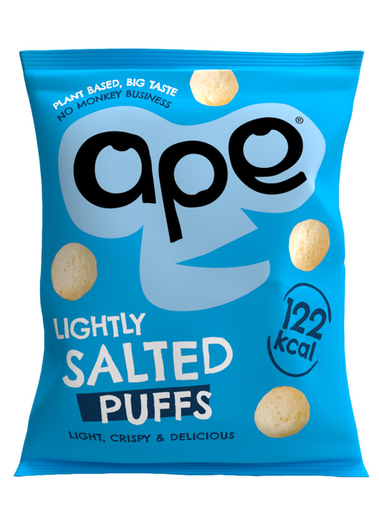 Lightly Salted Coconut and Rice Puffs 25g (Ape Snacks)