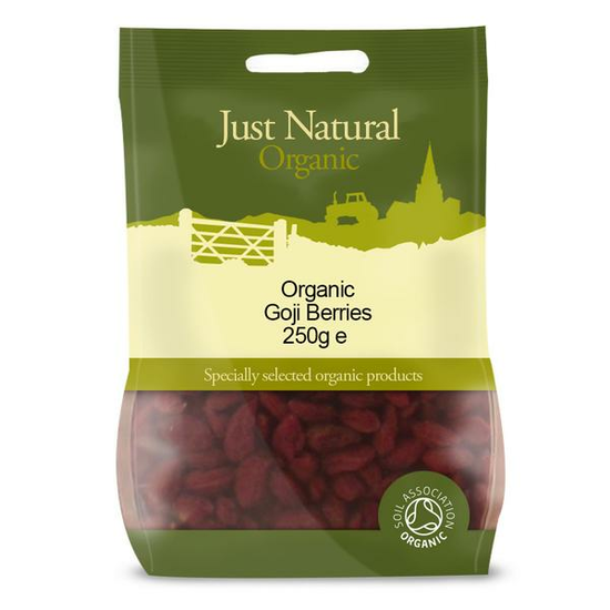 Goji Berries 250g, Organic (Just Natural Organic)