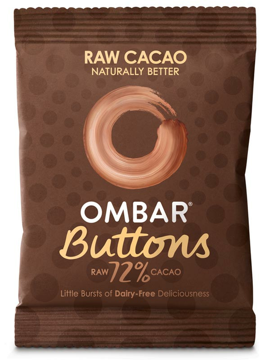 72% Cacao Buttons 25g (Ombar)
