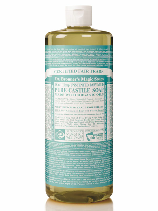 18-in-1 Baby Mild Pure Castile Soap 946ml (Dr. Bronner's)