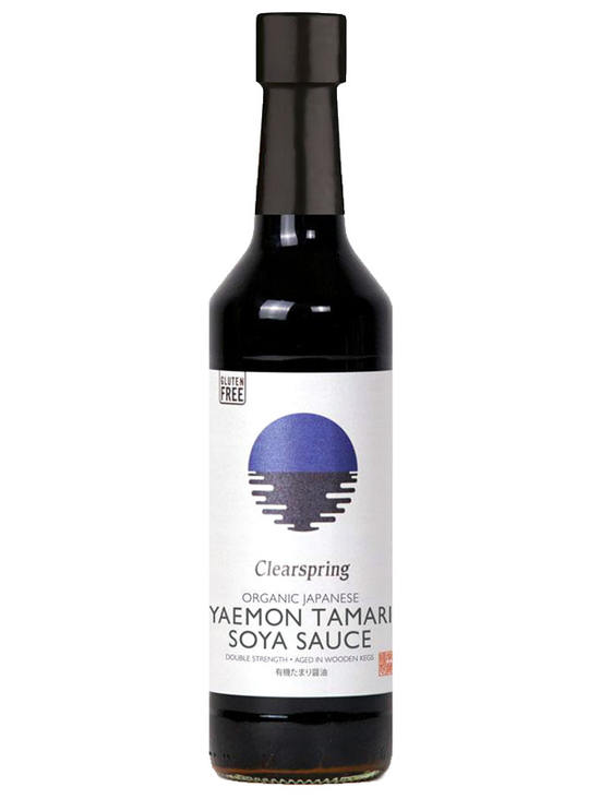 Organic Japanese Yaemon Tamari Soya Sauce 1 Litre (Clearspring)