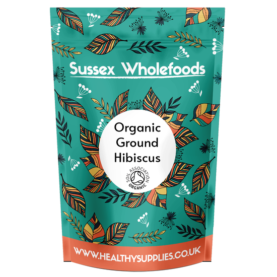 Organic Ground Hibiscus 250g (Sussex Wholefoods)