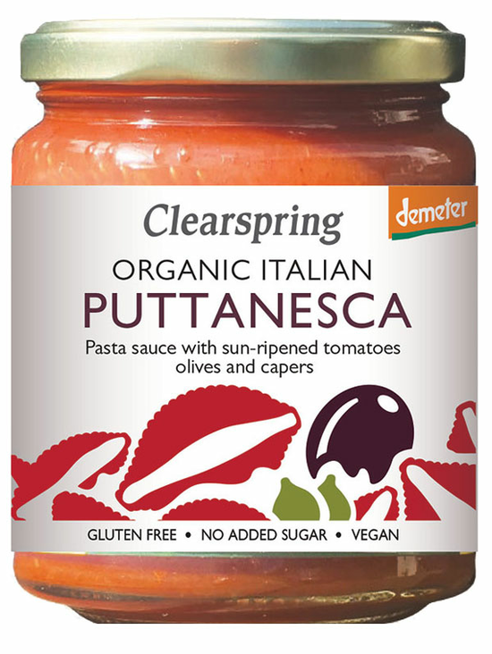 Demeter Italian Puttanesca Pasta Sauce, Organic 300g (Clearspring)