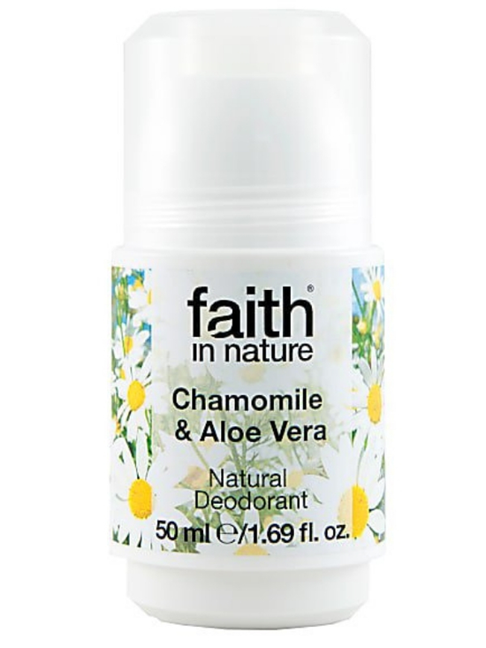 Roll On Deodorant Chamomile & Aloe Vera 50ml (Faith in Nature)