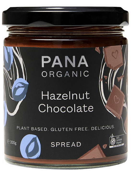 Organic Hazelnut & Chocolate Spread 200g (Pana Chocolate)