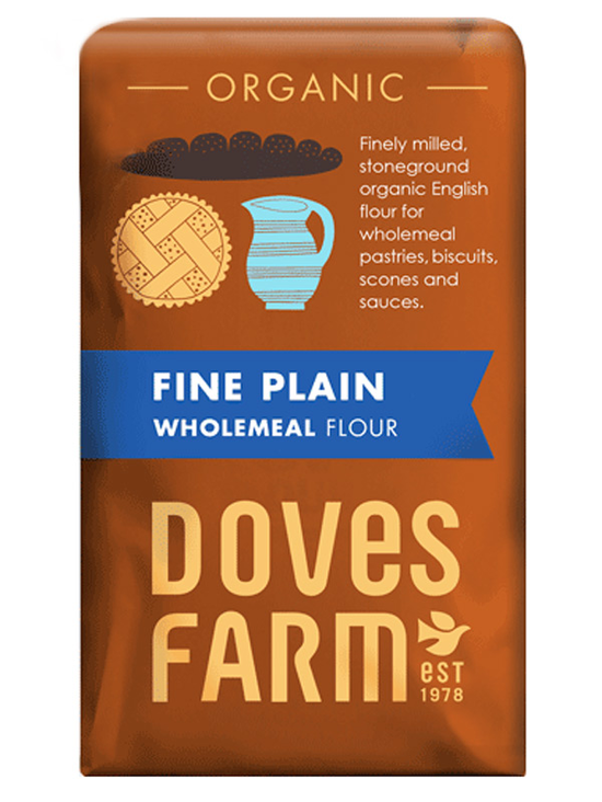 A fine wheat flour with fibre included for healthier baking.